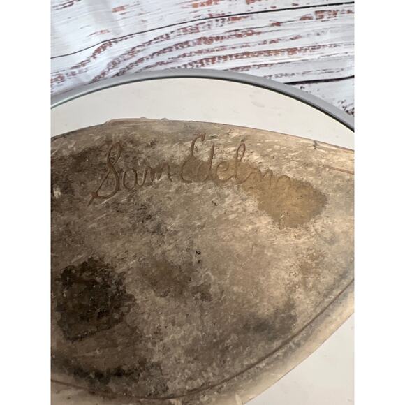 Sam Edelman Brina studded flats Tan Nude silver Studs size 8 - Picture 11 of 11